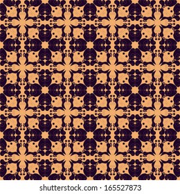 Colorful geometric pattern seamless. Arabesque style