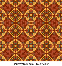 Colorful geometric pattern seamless. Arabesque style