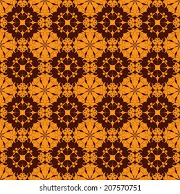 Colorful geometric pattern seamless. Arabesque style