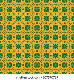 Colorful geometric pattern seamless. Arabesque style