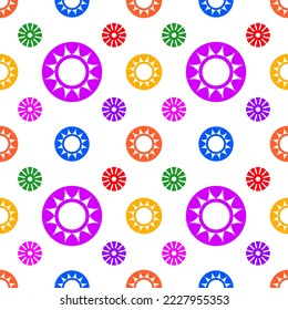 Colorful geometric pattern seamless. seamless pattern. Design for fabric, curtain, background, carpet, wallpaper, clothing, wrapping, paper, Batik, fabric,Vector illustration.