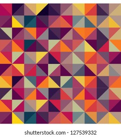 COLORFUL GEOMETRIC PATTERN. Triangle print design. For textile fabrics, wallpapers, background, warping paper, backdrop etc.