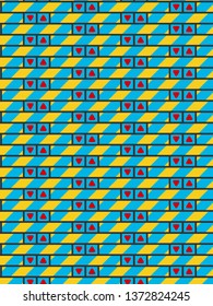 colorful geometric pattern vector background