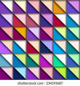 Colorful Geometric Pattern, vector eps10 illustration