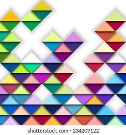 Colorful Geometric Pattern, vector eps10 illustration