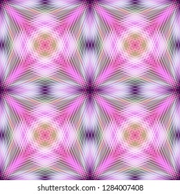 Colorful geometric pattern. Vector ethnic seamless pattern. Fancy kaleidoscopic background.