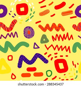 Colorful geometric pattern. Vector illustration.