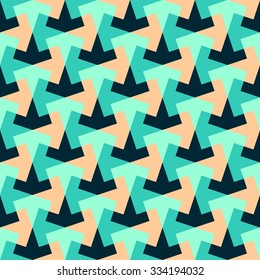 Colorful geometric pattern vector, seamless abstract texture vector