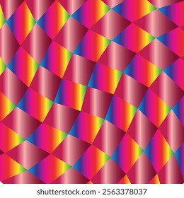 A colorful geometric pattern with the word cube