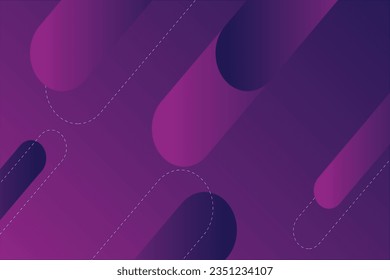 Colorful geometric patterns on a purple background. The pattern consists of various shapes, including circles, ovals, and rectangles