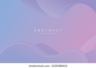 Colorful geometric pink blue wave background