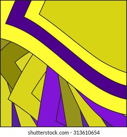 Colorful geometric print. Pattern with geometric shapes. Abstract print. Colorful frame.