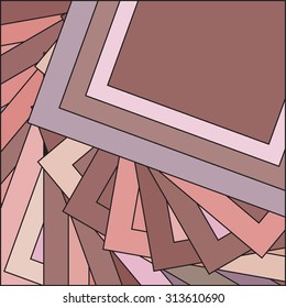 Colorful geometric print. Pattern with geometric shapes. Abstract print. Colorful frame.