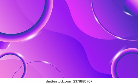 fondo de gradiente morado geométrico colorido, gráfico de elemento dinámico fluido, diseño de flujo futurista