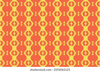 Colorful geometric repeated shape elements ornamental style pattern banner.