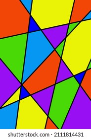 Colorful geometric rumpled triangular low poly style gradient illustration graphic background. Vector polygonal design for your business.
