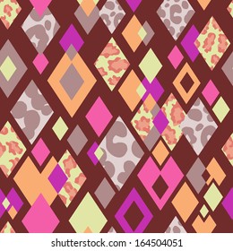 colorful geometric ~ seamless background