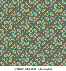 Colorful geometric seamless background. Vector Illustration. 