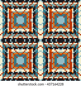 colorful geometric seamless pattern