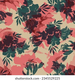 colorful geometric seamless pattern. Abstract textile products print pattern. illustration of endless wallpaper.
