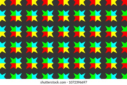 colorful geometric seamless pattern background. easy to edit color. for textile print web another design.