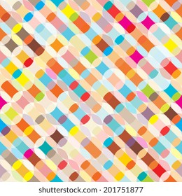 Colorful, Geometric Seamless Pattern. Background. Vector illustration