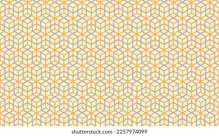 Colorful geometric seamless pattern background, vector