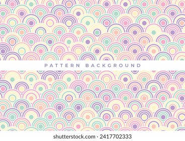 colorful geometric seamless pattern background design
