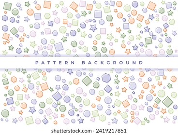colorful geometric seamless pattern background