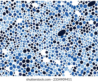 colorful geometric seamless pattern geometric pattern with blue squares on a white background, sinuous lines, memphis design, pointillist tiny dots, zigzags, dark blue and white, repeating pattern