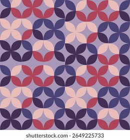 Colorful geometric seamless pattern design.