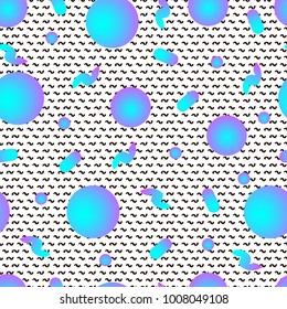 Colorful geometric seamless pattern. Vector illustration