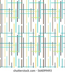 Colorful Geometric  Seamless Pattern for Your design in Supermatism style. Vector illustration. 