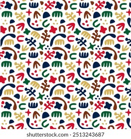 Colorful Geometric seamless patterns. Abstract geometric  graphic design print 3d pattern. Seamless geometric cubes pattern.