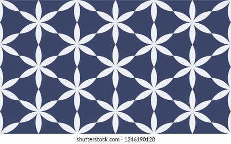 Colorful geometric seamless repeating tile pattern