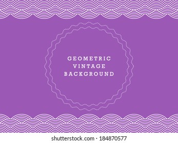 Colorful geometric seamless repetitive vector curvy waves pattern texture background vector graphic illustration