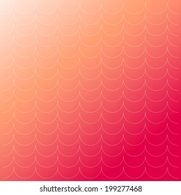 Colorful geometric seamless repetitive vector curvy waves pattern texture background vector graphic illustration