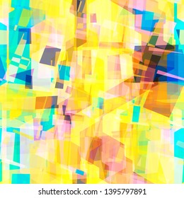Colorful geometric seamless texture. Abstract vector background for web page, banners backdrop, fabric, home decor, wrapping