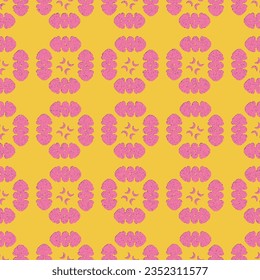 Fondo de forma geométrica colorido en el estilo de textura de impresión de gráficos Riso de moda. Perfecto para el diseño y la tarjeta, cubiertas, paquete, papel de envoltura. 