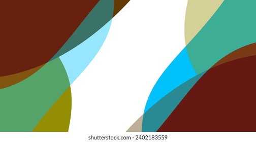 Marco De Forma Geométrica Colorido Sobre Fondo Blanco. Fondo de escritorio de la bandera tecnológica. Ilustración vectorial
