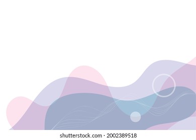 Forma Geométrica Colorida Con Medio Tono Y Fondo Abstracto De Línea De Onda. Fondo de escritorio de la bandera tecnológica. Vector
