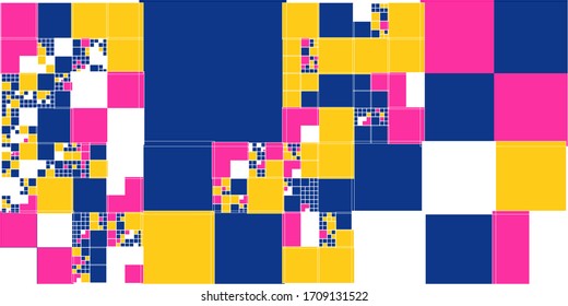 Colorful geometric shape mosaic background. Applicable for Titles, Placards, Posters, Flyers and Banner Design. Eps10