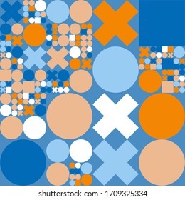 Farbige geometrische Form, mosaikanischer Hintergrund. Gilt für Titel, Plakate, Poster, Flyer und Banner Design. EPS10