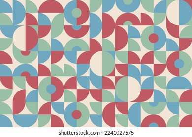 Fondo del patrón de mosaico de forma geométrica colorida
