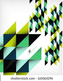 Fondo del triángulo de forma geométrica colorida