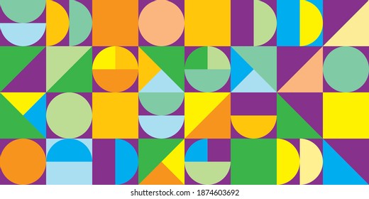 farbiges geometrisches Vektordesign