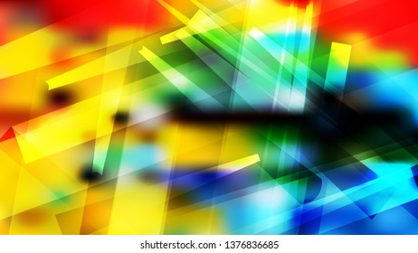 Colorful Geometric Shapes Background Vector