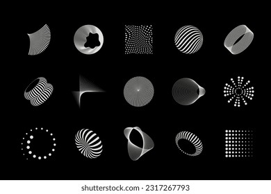 
Colorful geometric shapes. Black background. Minimal web template cover design. Modern abstract background with geometric shapes and lines. Vector EPS10