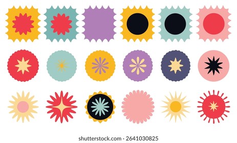 Colorful Geometric Shapes for Design Inspiration