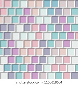 Colorful Geometric Square Background